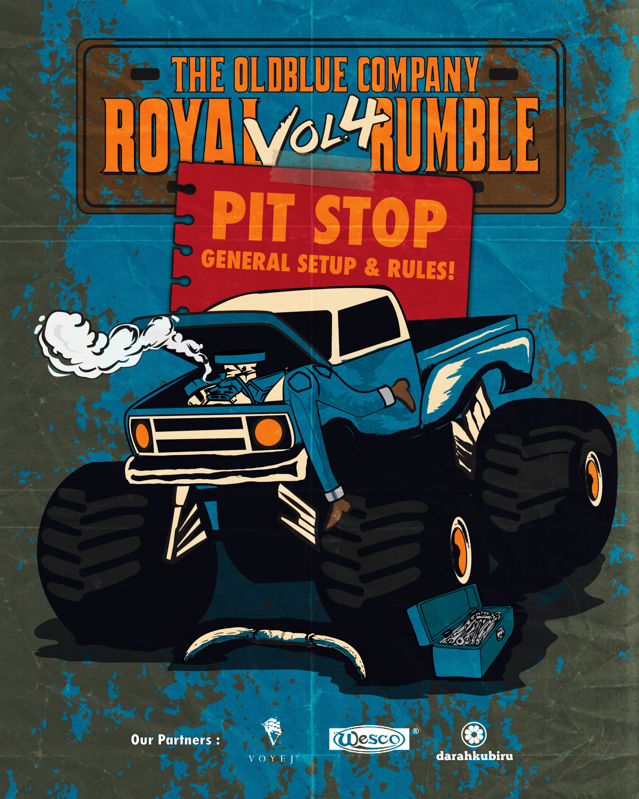 THE OLDBLUE ROYAL RUMBLE PIT STOP! GENERAL SETUP & RULES!