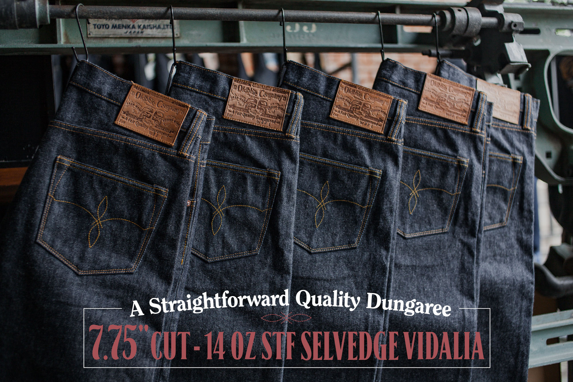 NEW IN: THE 14 OZ STF SELVEDGE VIDALIA IS NOW AVAILABLE IN 7.75" CUT!