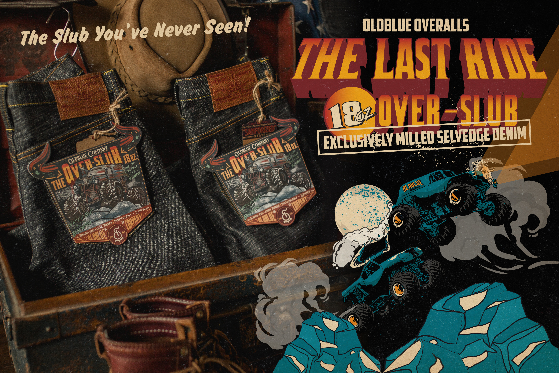 THE FINAL CHAPTER: 18 Oz OVER-SLUB SELVEDGE ATLANTIC!