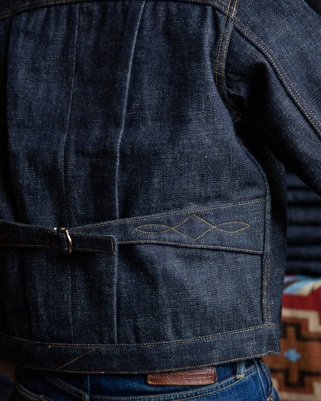 Work Jacket Type III - 19 Oz Thunderhoof Selvedge Kaihara - Fit - Editorial (11)